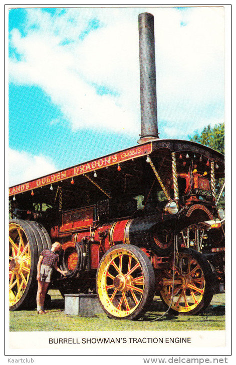 Burrell Showman's TRACTION ENGINE  - England - Tractors