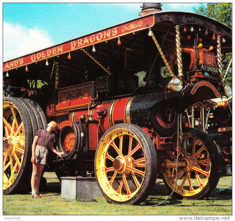 Burrell Showman's TRACTION ENGINE  - England - Tracteurs