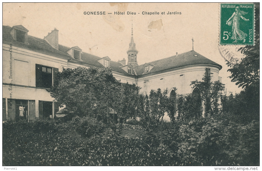GONESSE - Hôtel Dieu - Chapelle Et Jardins - Gonesse