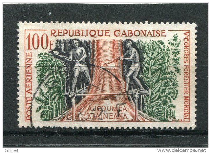 GABON  N°  2  (Y&amp;T)   (Poste Aérienne)  (Oblitéré) - Gabon (1960-...)