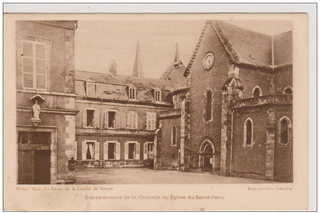 Nevers - Vue Extérieure De La Chapelle Ou Eglise Sacré-Coeur - Nevers