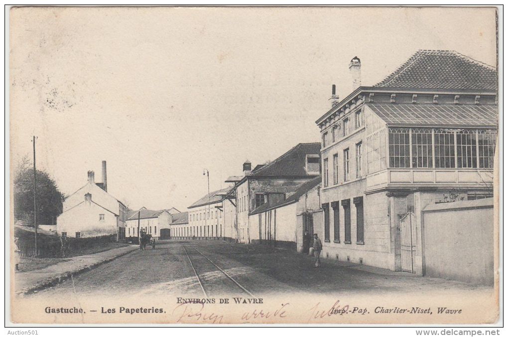 23664g PAPETERIES  - Gastuche - 1904 - Rail - Grez-Doiceau