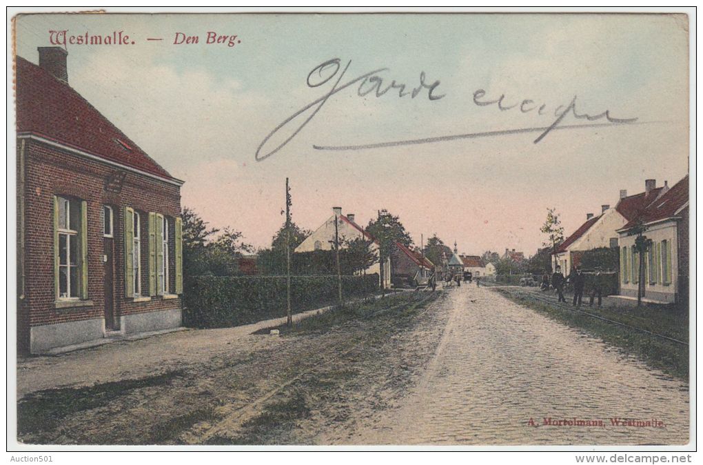 23753g DEN BERG - Westmalle - 1911 - Relais - Colorisée - Malle