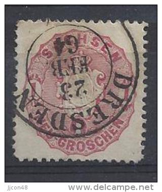 Germany (Sachsen) 1863 (o) Mi.16b - Saxe