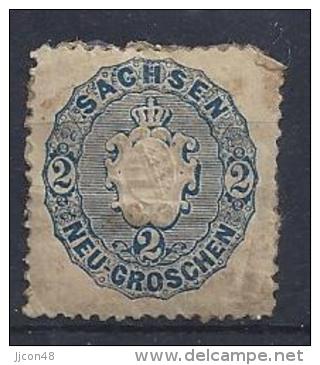 Germany (Sachsen) 1863 (*) MNG  Mi.17b - Saxony