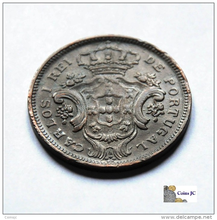 Azores - 10 Reis - 1901 - Açores