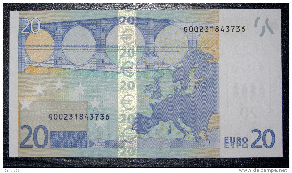 20 Euro G008F6  Cyprus Chypre Trichet Serie G Perfect UNC - 20 Euro