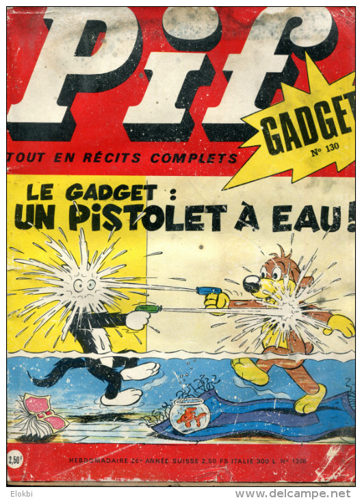 Pif Gadget N°130 (Vaillant 1368) - Pif Gadget