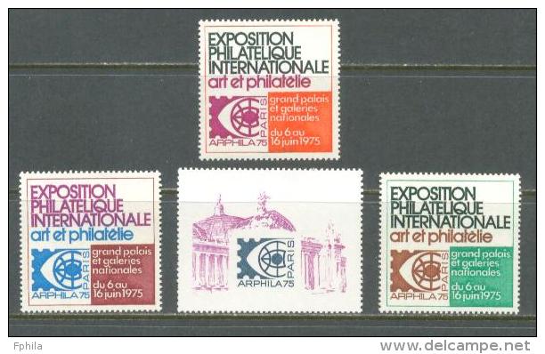 1975 FRANCE ARPHILA INTERNATIONAL PHILATELIC EXPOSITION PARIS MNH ** - Briefmarkenmessen