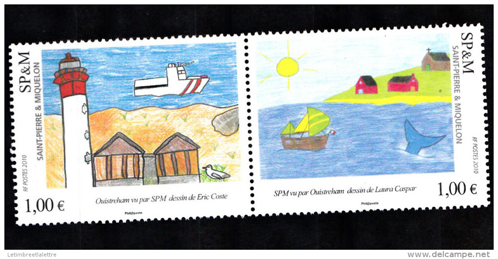 Saint-Pierre-et-Miquelon N°976 à 977** - Unused Stamps