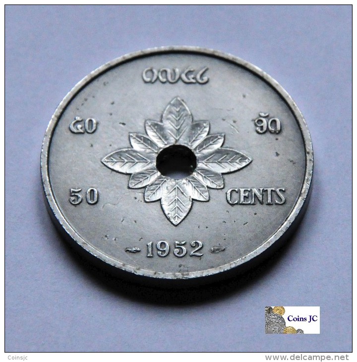 Laos - 50 Cents - 1952 - Laos