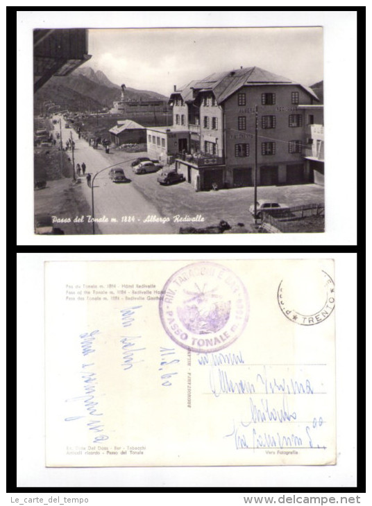 Cartolina/postcard Passo Del Tonale - Albergo Redivalle 1960 - Altri & Non Classificati