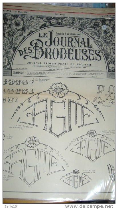 Journal Des Brodeuses N° 792 Mars 1961 - Fashion