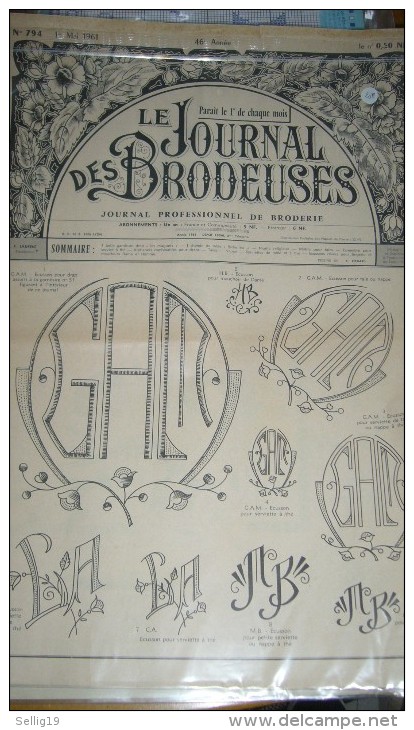 Journal Des Brodeuses N° 794 Mai 1961 - Moda