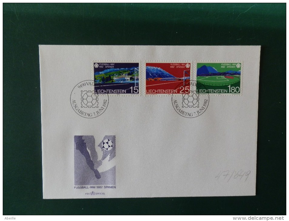 47/649   FDC   LIECHTENSTEIN - Lettres & Documents