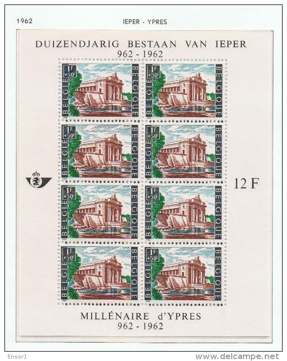 België 1962 Xxx Blok 33 Ieper - Ungebraucht