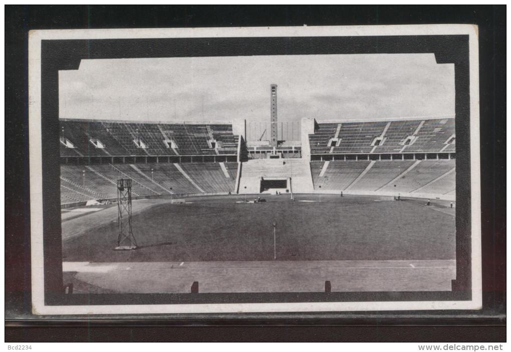 GERMANY 1936 THIRD REICH OLYMPICS REICHSSPORTFELD OLYMPIA POSTCARD USED BERLIN C2 (e) OLYMPIC SPORTS - Sommer 1936: Berlin