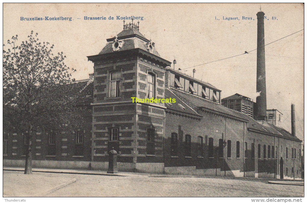 CPA BRUXELLES KOEKELBERG BRASSEREI DE KOEKELBERG BROUWERIJ L. LAGAERT - Koekelberg