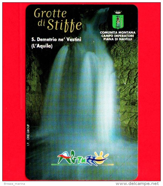 ITALIA - Scheda Telefonica - Nuova - Grotte Di Stiffe (S. Demetrio De Vestini - Golden 1792 - C & C F3880 - OCR Rovinato - Pubbliche Figurate Ordinarie