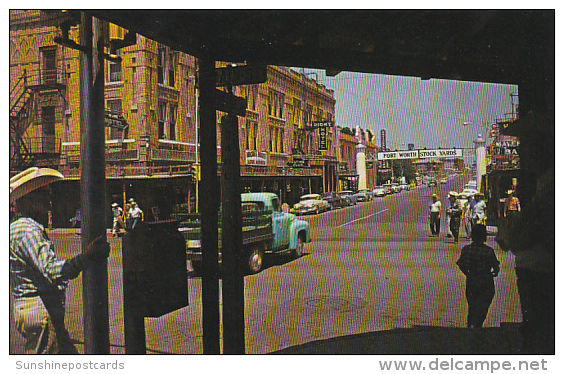 Texas North Fort Worth Exchange Avenue Historic Downtown Cowtown - Fort Worth