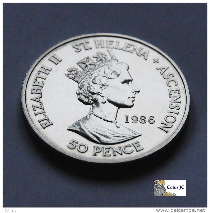 Santa Helena - 50 Pence - 1986 - Santa Helena