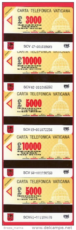 Nuova - MNH - Scheda Telefonica - VATICANO - 52 Schede - Dalla 0 Alla 51 - Rarissime - Vatican Phonecard - Vaticaanstad