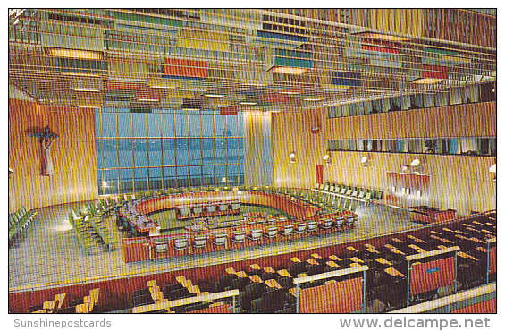 New York Trusteeship Council Chamber United Nations Headquarters - Places