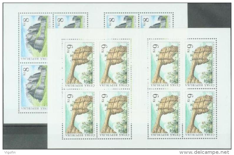 CZ 1995-78-9 TURISAM, CZECH, Mich 78-9, 2MS, MNH - Blocks & Sheetlets