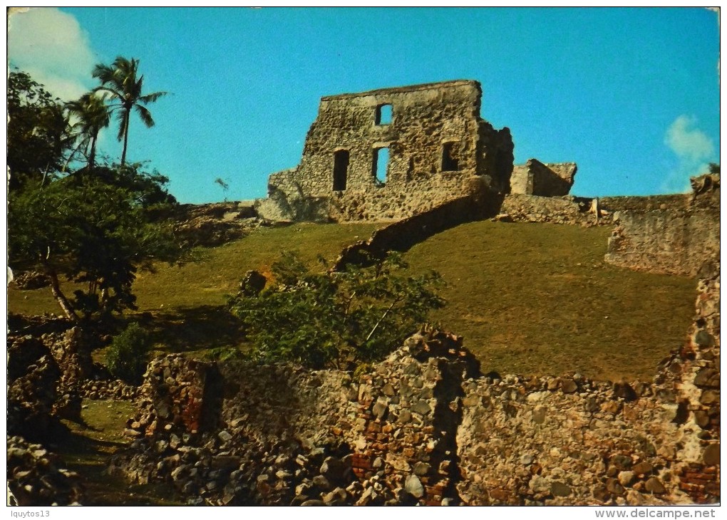 C.P.M. MARTINIQUE - TRINITE - Presqu'île De La Caravelle - Ruines Du Château Dubuc - T.B.E. - La Trinite