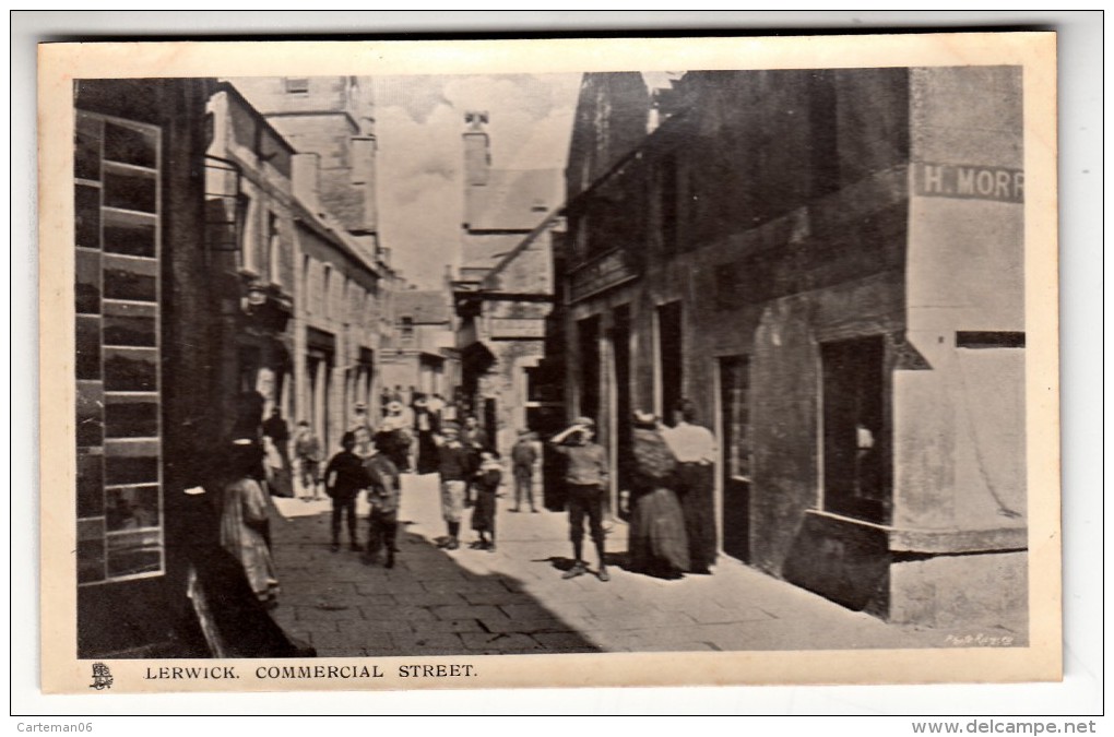 Ecosse - Lerwick - Commercial Street - Editeur: Raphael Tuck & Sons N° Series 5615 - Shetland