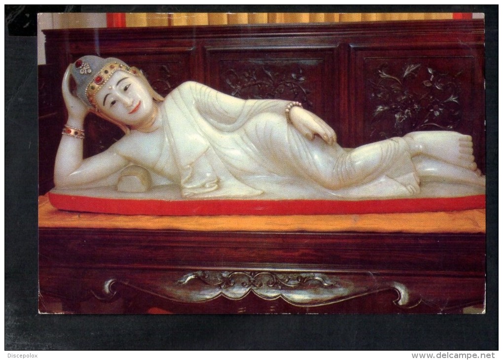 J705 Buddhism, Buddismo, Bouddhisme - RECLINING WHITE JADE BUDDHA - Shanghai, Jade Buddha Temple - Religione & Esoterismo