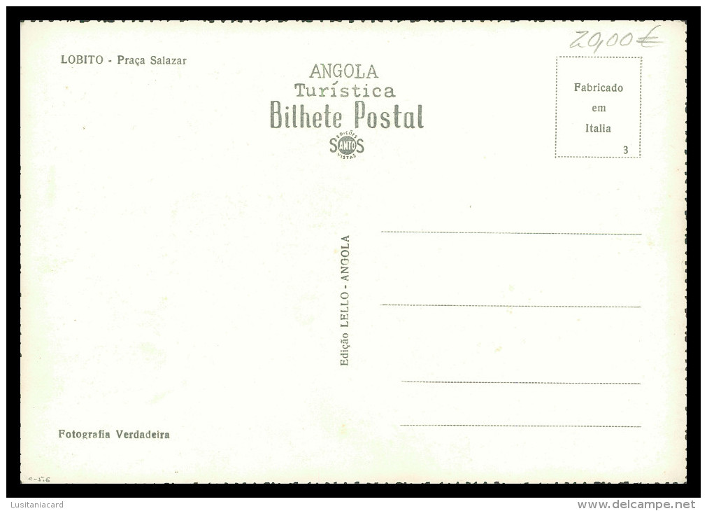 LOBITO - ESTAÇÃO DOS CORREIOS ( Ed. Lello)  Carte Postale - Angola