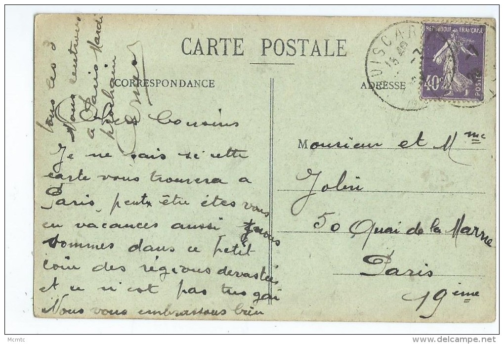 CPA- Guiscard  - La Rue De Ham (n°1) - Guiscard