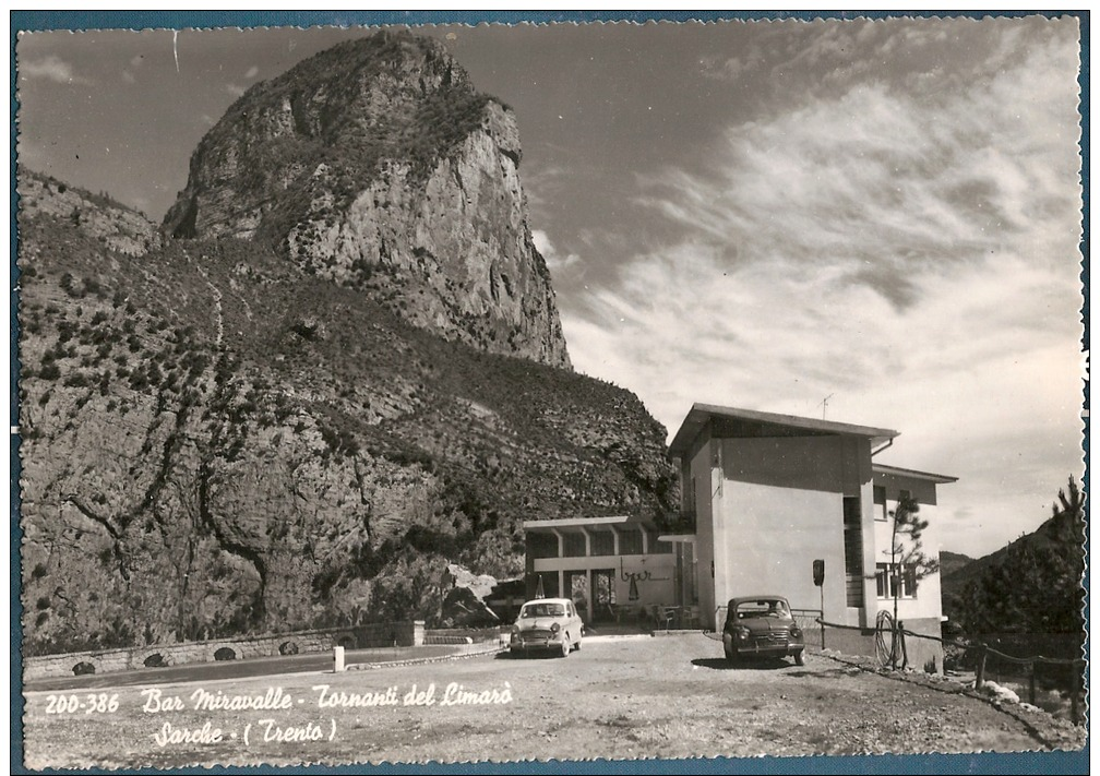 Sarche (Calavino, Trento): Bar Miravalle - Tornanti Del Limarò - Viaggiata 1962 - Semmering