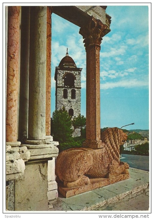 Ancona, "Cattedrale Di San Ciriaco - Particolare Del Protiro" - Churches & Cathedrals