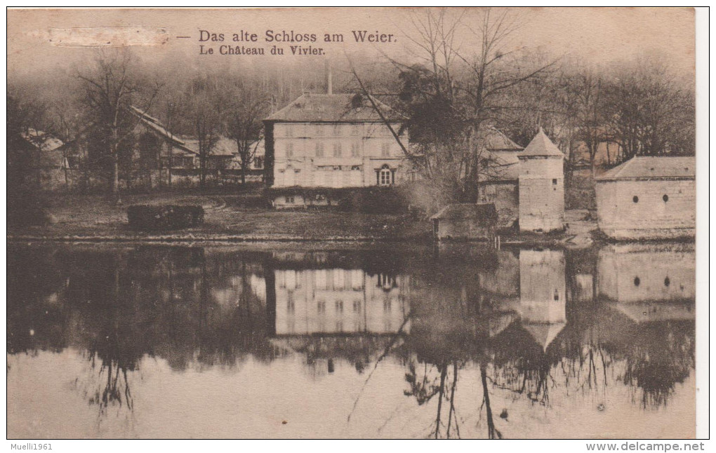 Nr. 3109 ,  Feldpost 1914-18,  Das Alte Schloss Am Weier, Le Chateau Du Vivier - Westpreussen