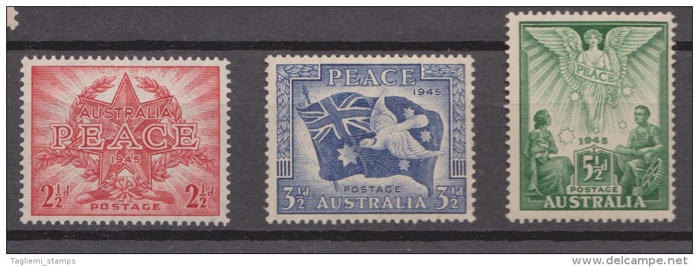 Australia, 1946, SG 213 - 215, Complete Set Of 4, MNH - Neufs