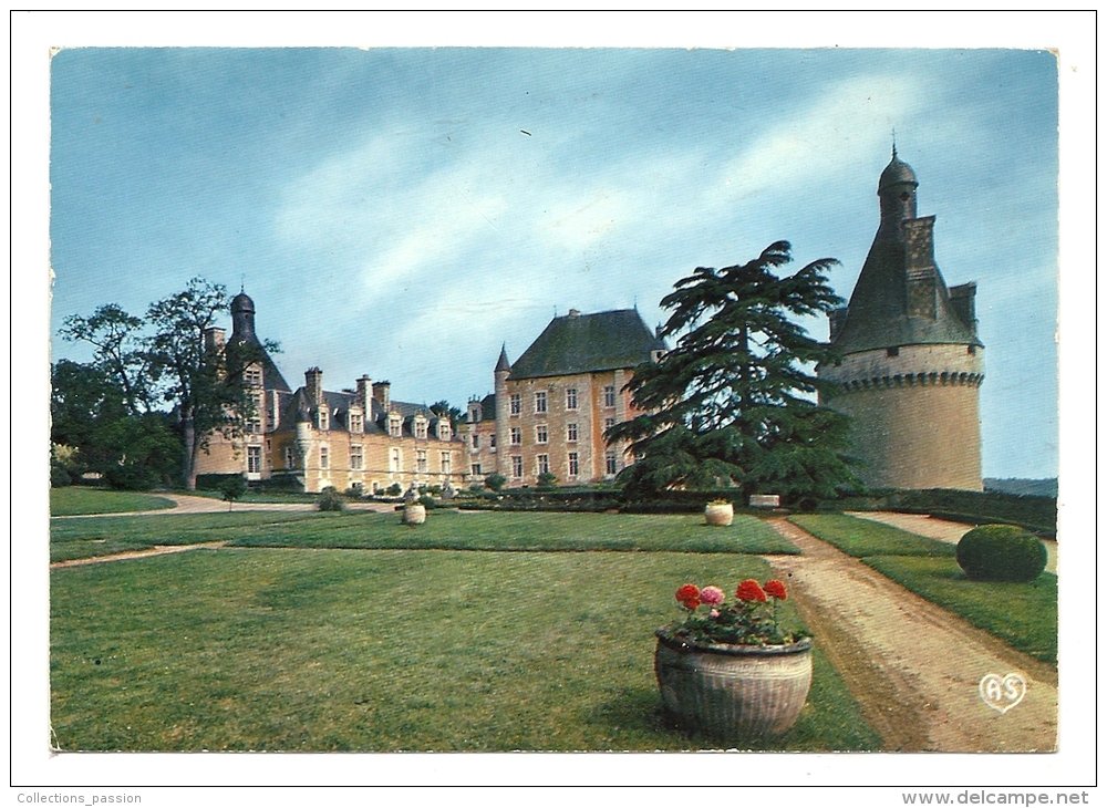 Cp, 86, Le Château De Touffou, Voyagée 1971 - Autres & Non Classés