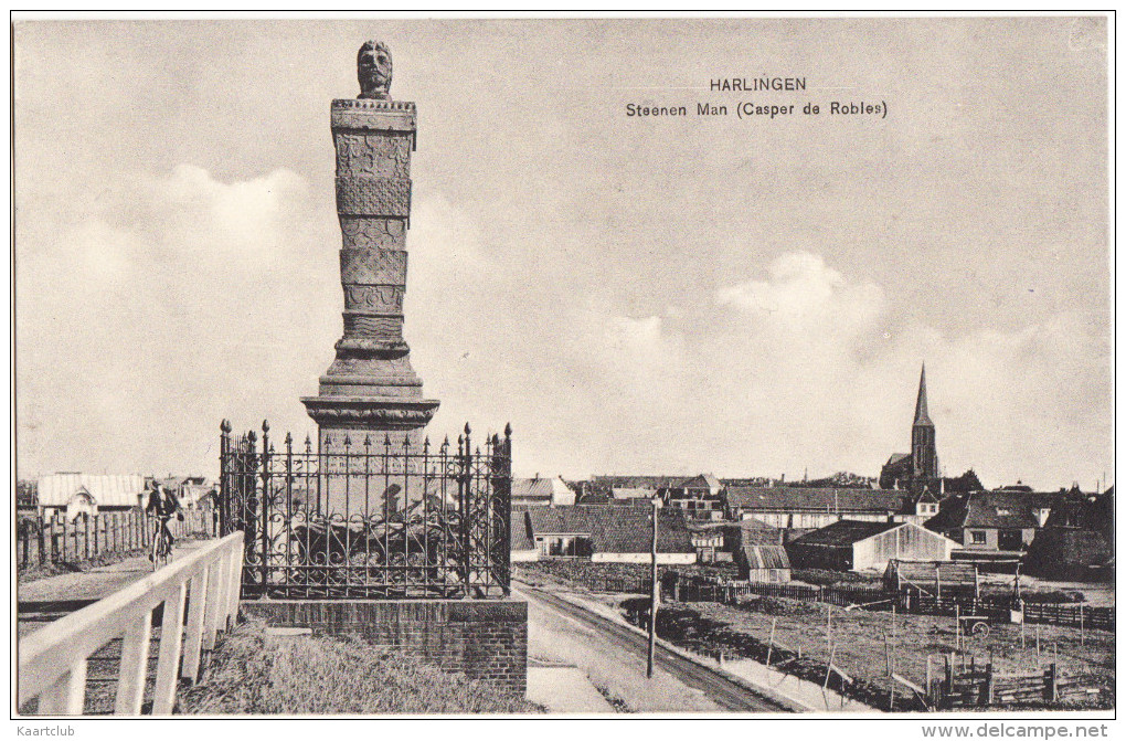 Harlingen - Steenen Man (Casper De Robles)    - Friesland - Holland/Nederland - Harlingen