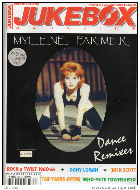 MYLENE FARMER) JUKEBOX 2012 - TEXTES PHOTOS M FARMER F HARDY DANY LOGAN JACK SCOTT - Música