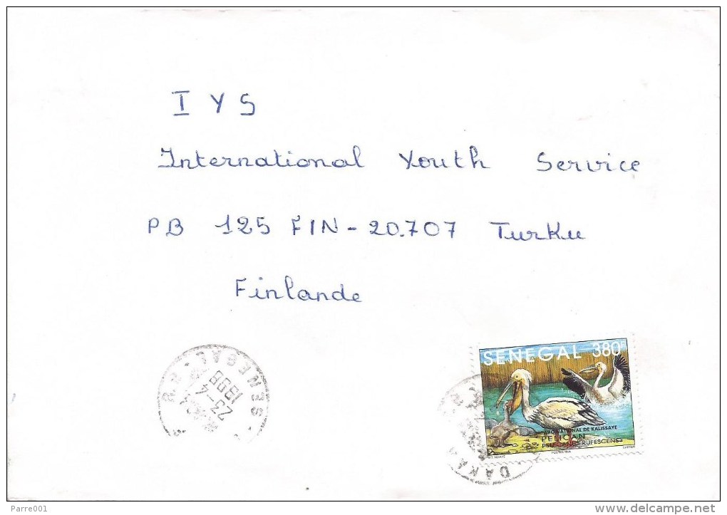 Senegal 1998 Dakar Pelican Bird Cover - Senegal (1960-...)