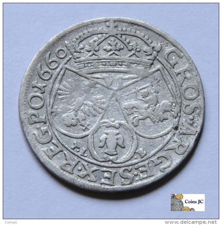 Polonia - 6 Groschen - 1660 - Polonia