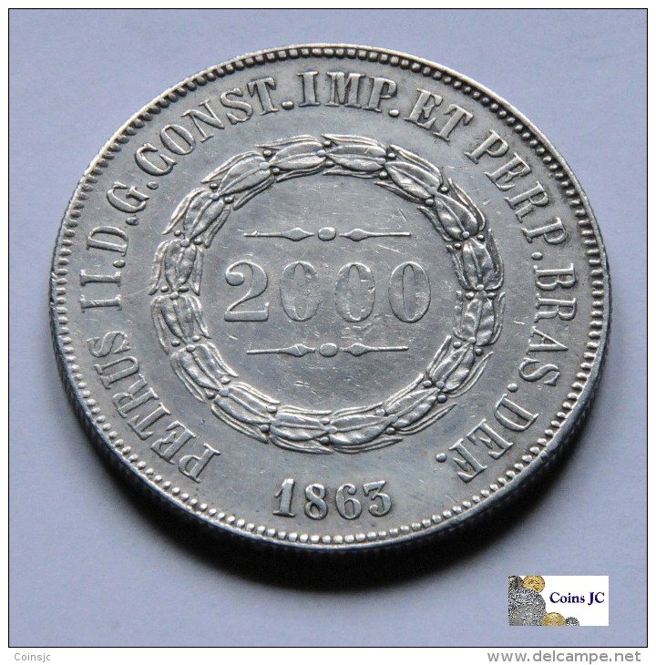 Brasil - 2000 Reis - 1863 - Brasil