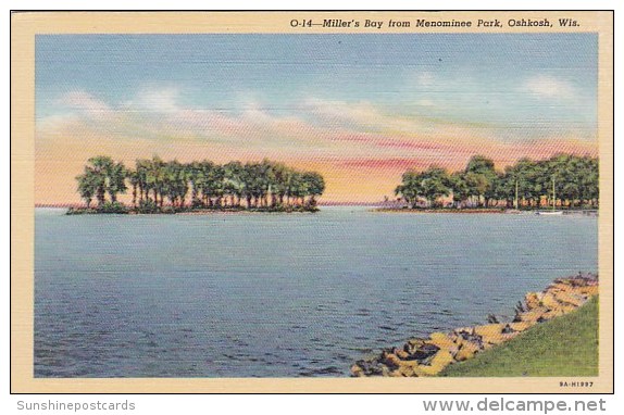 Millers Bay From Menominee Park Oshkosh Wisconsin - Oshkosh