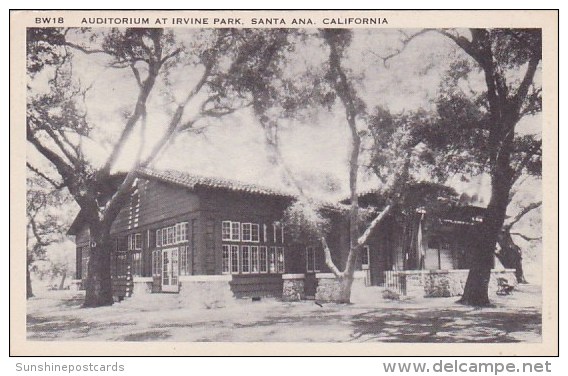 Auditorium At Irvine Park Santa Ana California - Santa Ana