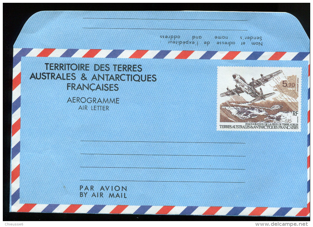 0499 - TAAF - Aérogramme - Entiers Postaux