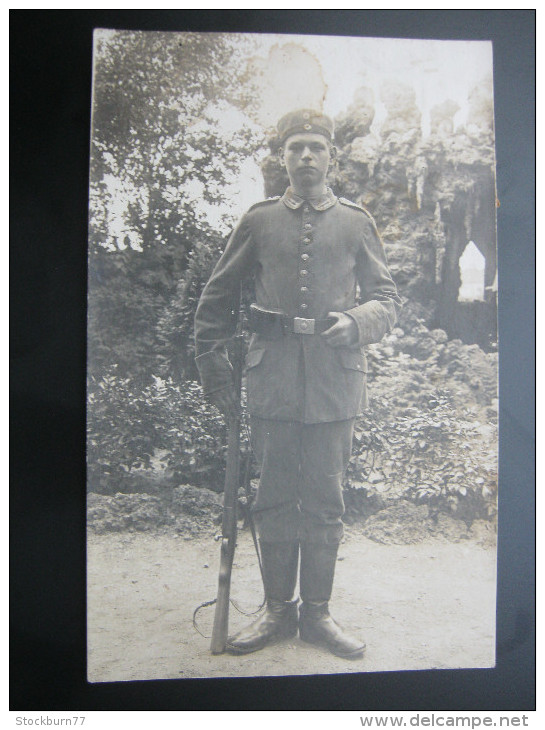 ZITTAU , Soldatenfoto Mit Truppensiegel   , Schöne Karte  Um 1917 - Zittau