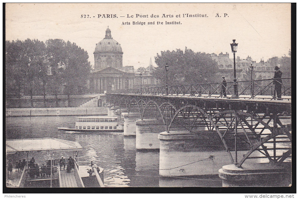 CPA - (75) Paris - Le Pont Des Arts Et L'institut - Arrondissement: 06