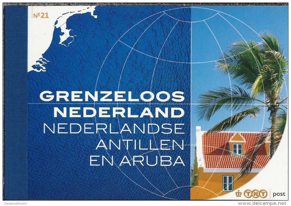 Pz.- Grenzeloos Nederland Nederlandse Antillen En Aruba. Prestige Boekje No. 21. 2 Scans - Nuevos