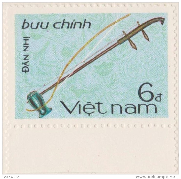 Vietnam 1985 Y&T 637/43. Essais avec timbres de démonstration. Instruments de musique. Tambour, pierres sonores, flûte,